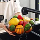 Frutero Metálico De Mesa Decorativo Minimalista Nórdico Redondo - Miniatura 3