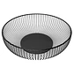 Frutero Metálico De Mesa Nórdico Redondo Minimalista Negro 28 x 8 cms - Miniatura 6