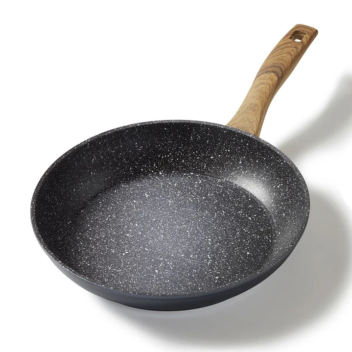 Sartén Antiadherente 30 Cm Granito Aspecto De Madera 1