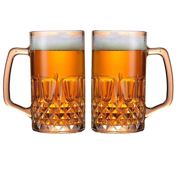 Set 2 Vaso Cervecero Shopero Chopero Vidrio Shop 500 ML 1