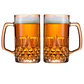 Set 2 Vaso Cervecero Shopero Chopero Vidrio Shop 500 ML - Miniatura 1
