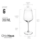 Set 6 Copas Vino 350ml Transparente - Miniatura 8