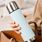 Termo Mate Autocebante Acero Inoxidable 2 en 1 Tawo 750 Ml - Celeste - Miniatura 5