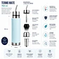 Termo Mate Autocebante Acero Inoxidable 2 en 1 Tawo 750 Ml - Celeste - Miniatura 9