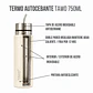 Termo Mate Autocebante Acero Inoxidable 2 en 1 Tawo 750 Ml - Blanco - Miniatura 7