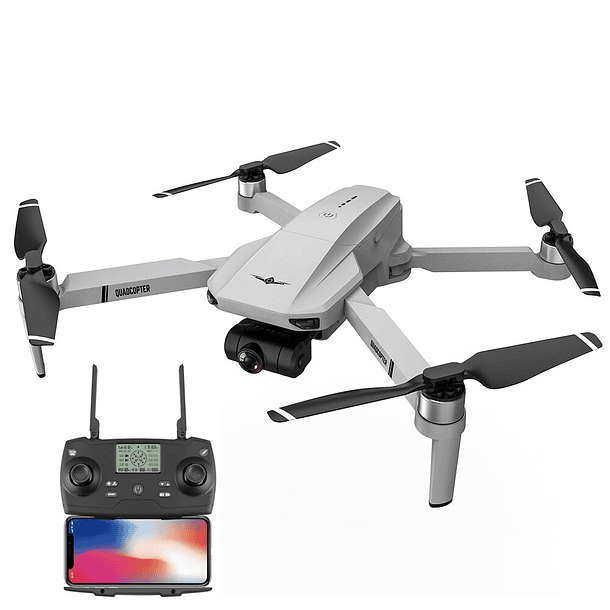Drone KF102 GPS Cámara 6K HD WIFI 5G FPV Gimbal 2 Ejes Maletín 2 Baterías 1