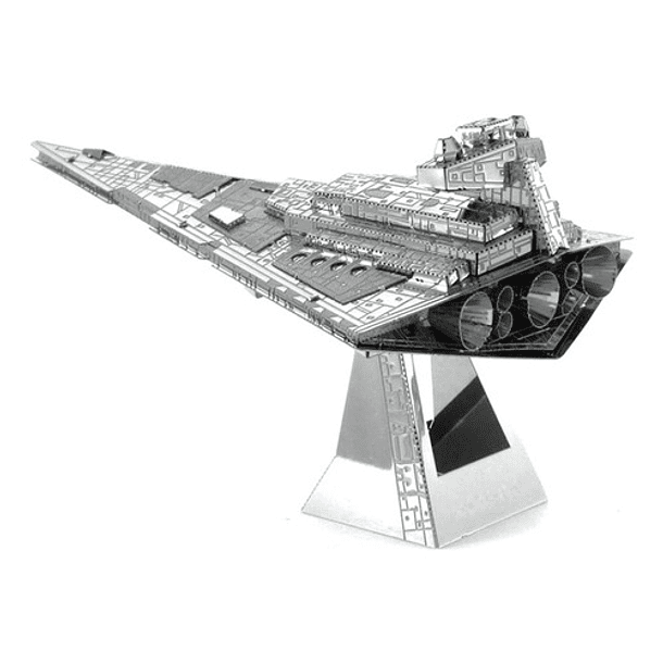 Puzzle 3d Metal Star Wars Nave Imperial Modelo Armable 4