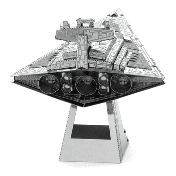 Puzzle 3d Metal Star Wars Nave Imperial Modelo Armable 5