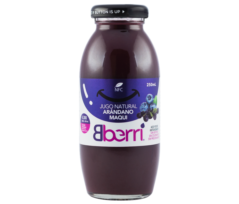 原榨藍莓馬基莓汁 （3瓶/盒）