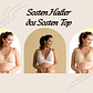 Pack Sostén Maternal Halter y 2 Sostenes Top Uso Nocturno - Miniatura 4