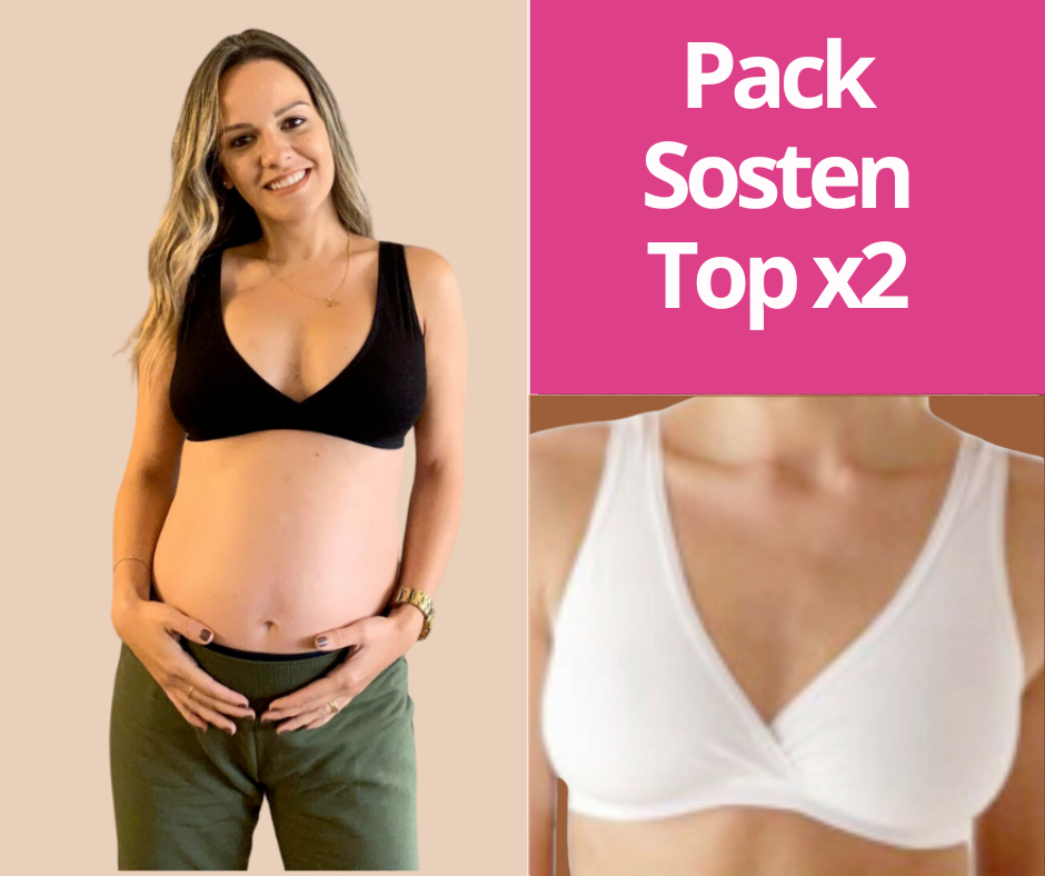 Pack Sostenes Maternal Top 2 unidades 15