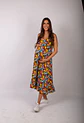 Vestido Maternal Tiritas Broche y Top Lactancia, AmarilloMulticolor - Miniatura 7