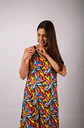 Vestido Maternal Tiritas Broche y Top Lactancia, AmarilloMulticolor - Miniatura 13