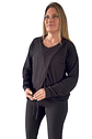 Buzo Maternal Algodon Aperturas Laterales Lactancia, Negro - Miniatura 17