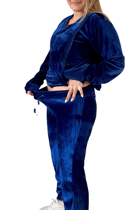 Buzo Maternal Plush Serie Aura (Azulino)