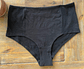 Calzón Maternal CorteAlto, Algodon Postparto Sin Elasticos, Negro - Miniatura 8
