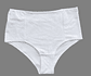 Calzón Maternal CorteAlto, Algodon Postparto Sin Elasticos, Blanco - Miniatura 5