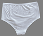 Calzón Maternal CorteAlto, Algodon Postparto Sin Elasticos, Blanco - Miniatura 6