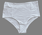 Calzón Maternal CorteAlto, Algodon Postparto Sin Elasticos, Blanco - Miniatura 7