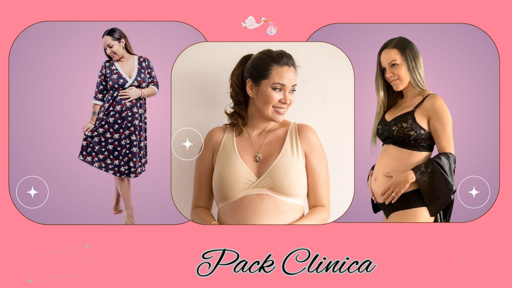 Pack Clinica, Camisón, Sostén Julietta y Top