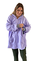 Poncho Maternal  Algodon Lactancia Aperturas Laterales, Violeta - Miniatura 9