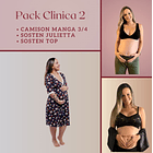 Pack Clinica2  (Camison TresCuarto, Sosten Julietta y Top) 1