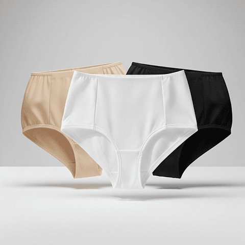 Pack Calzón Maternal CorteAlto (3 Unidades)