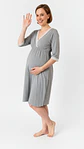 Camisón Maternal Serie Balance 3/4 (Gris) - Miniatura 11