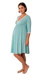 Camisón Maternal Serie Balance 3/4 (VerdeAgua) - Miniatura 4