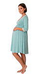 Camisón Maternal Serie Balance 3/4 (VerdeAgua) - Miniatura 2