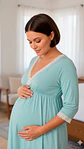 Camisón Maternal Serie Balance 3/4 (VerdeAgua) - Miniatura 11