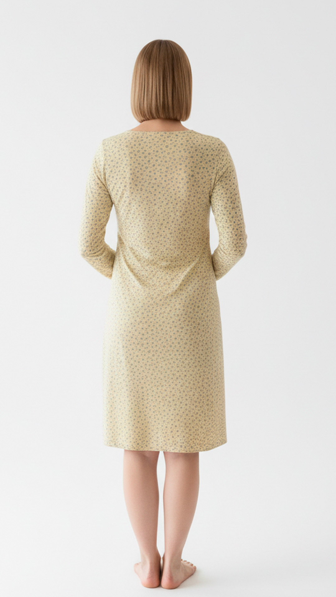 Camison Maternal Cruzado, MangaLarga, Sistema Lactancia, Varios Colores 33