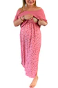 Vestido Maternal Maxi Dual | Lactancia y Embarazo (PaloRosa) - Miniatura 17