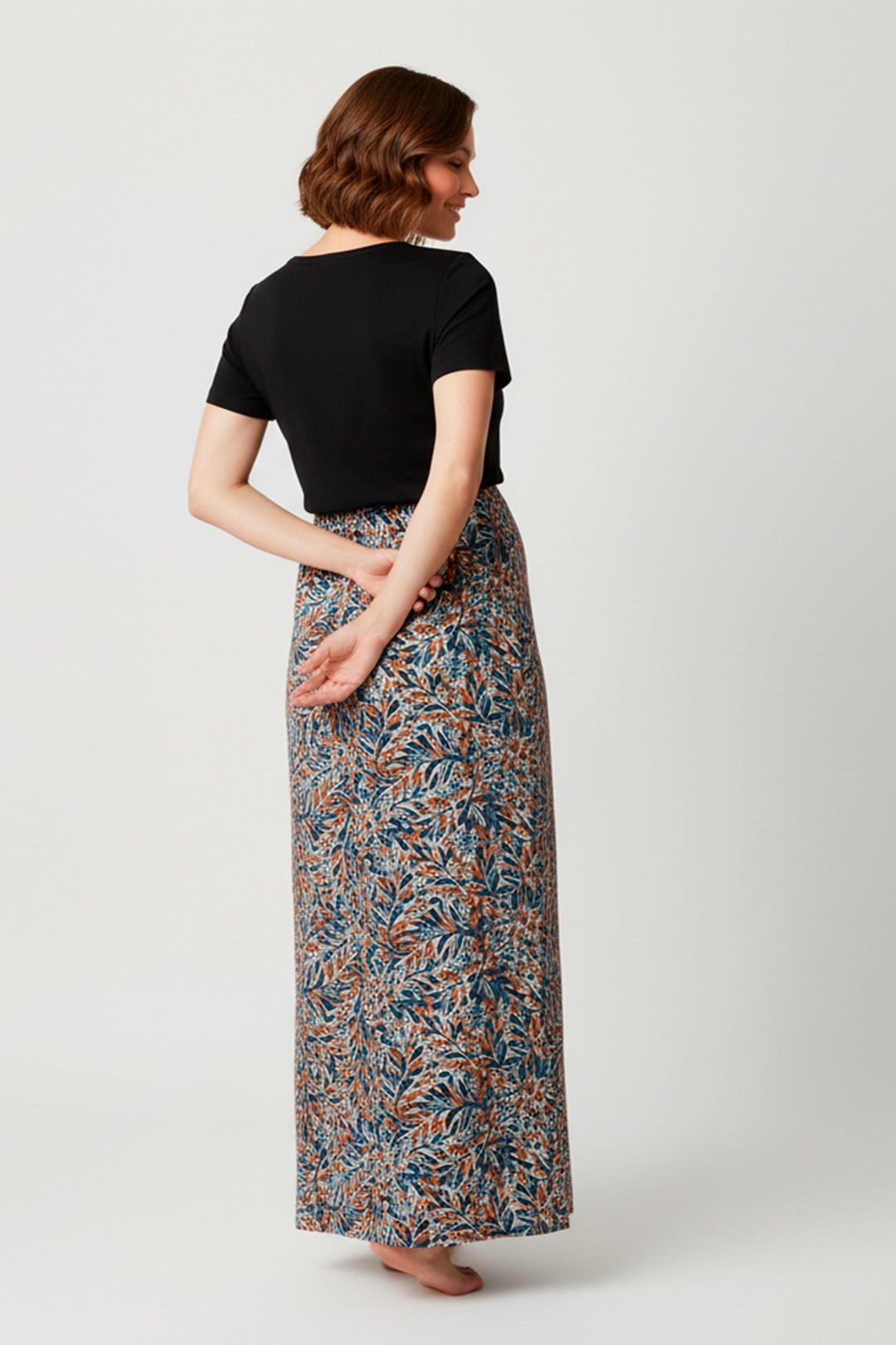 Vestido Maternal, Falda Maxi y Polo Aperturas de Lactancia Verano 7