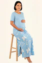 Vestido Maternal Maxi Dual | Lactancia y Embarazo (Coleccion Verano) - Miniatura 15