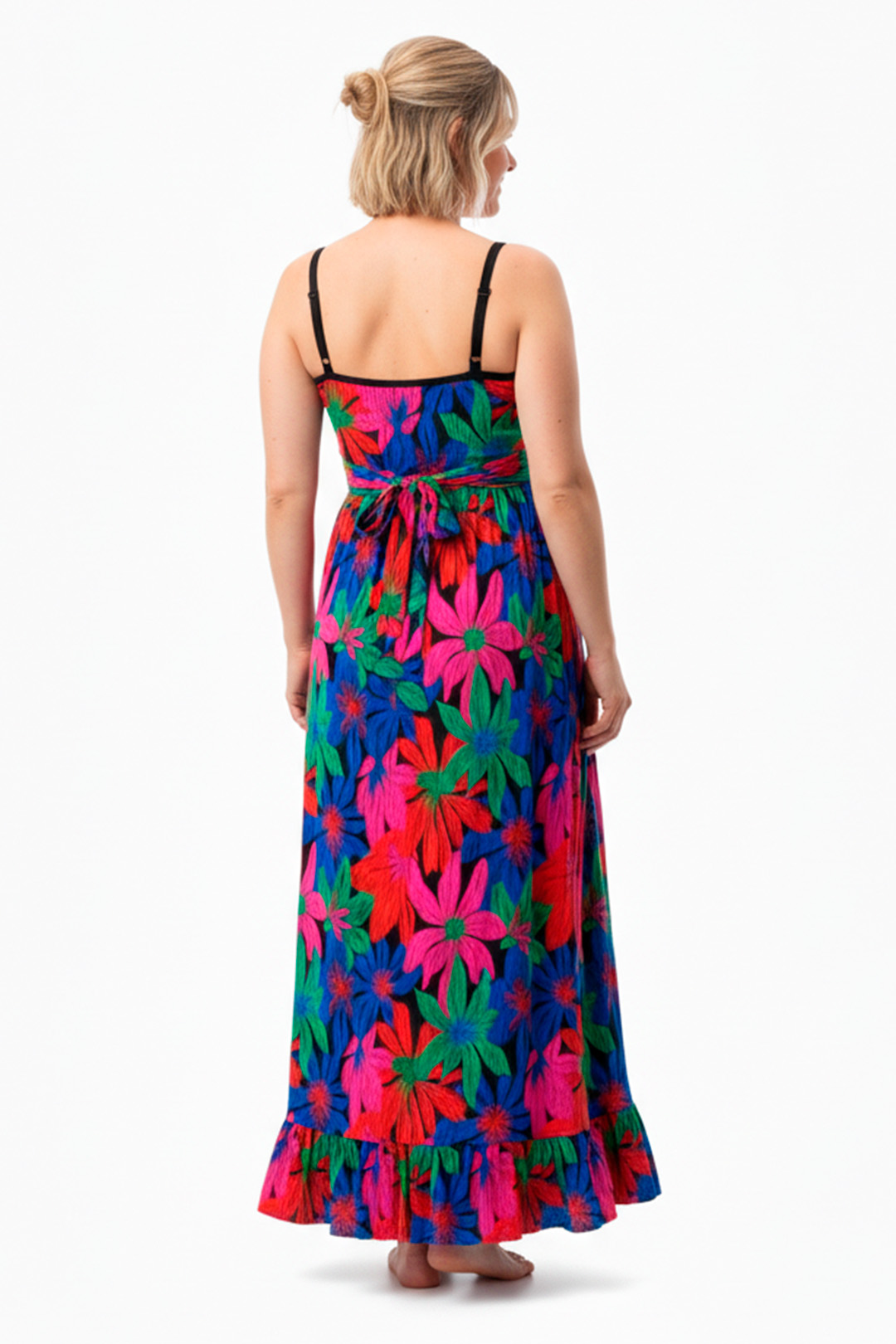 Vestido Maternal Tiritas Broche y Top Lactancia, Coleccion 8