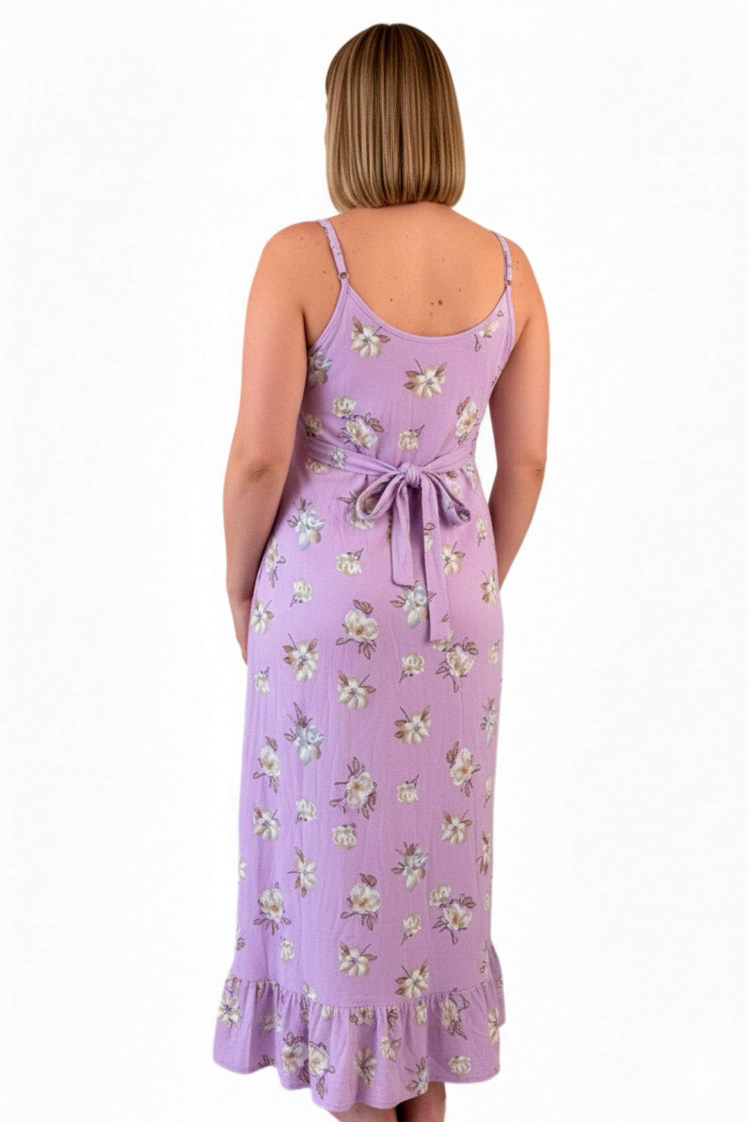 Vestido Maternal Tiritas Broche y Top Lactancia, Coleccion 18