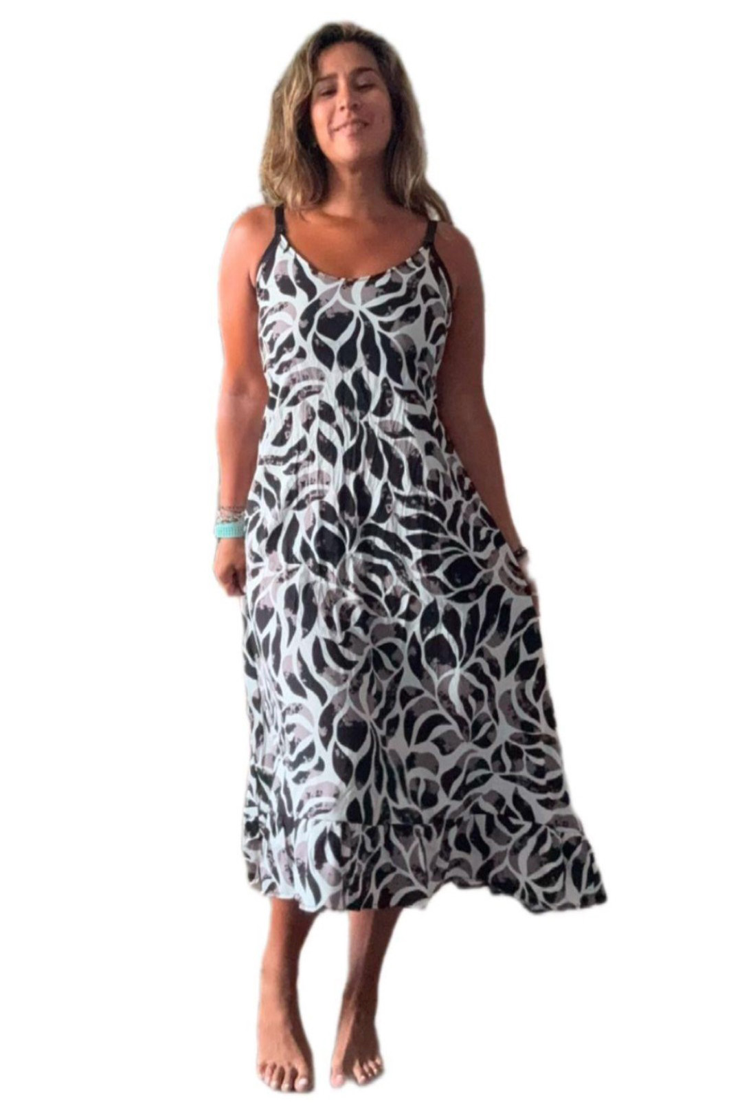 Vestido Maternal Tiritas Broche y Top Lactancia, Coleccion Verano 2025 19