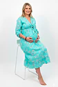 Vestido Maternal Lazo Estructural - Verde Agua - Miniatura 10