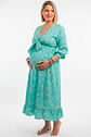 Vestido Maternal Lazo Estructural - Verde Agua - Miniatura 9