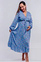 Vestido Maternal Lazo Estructural - Celeste Floreado - Miniatura 13