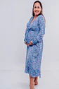Vestido Maternal Lazo Estructural - Celeste Floreado - Miniatura 8