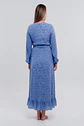 Vestido Maternal Lazo Estructural - Celeste Floreado - Miniatura 4