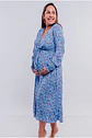 Vestido Maternal Lazo Estructural - Celeste Floreado - Miniatura 12