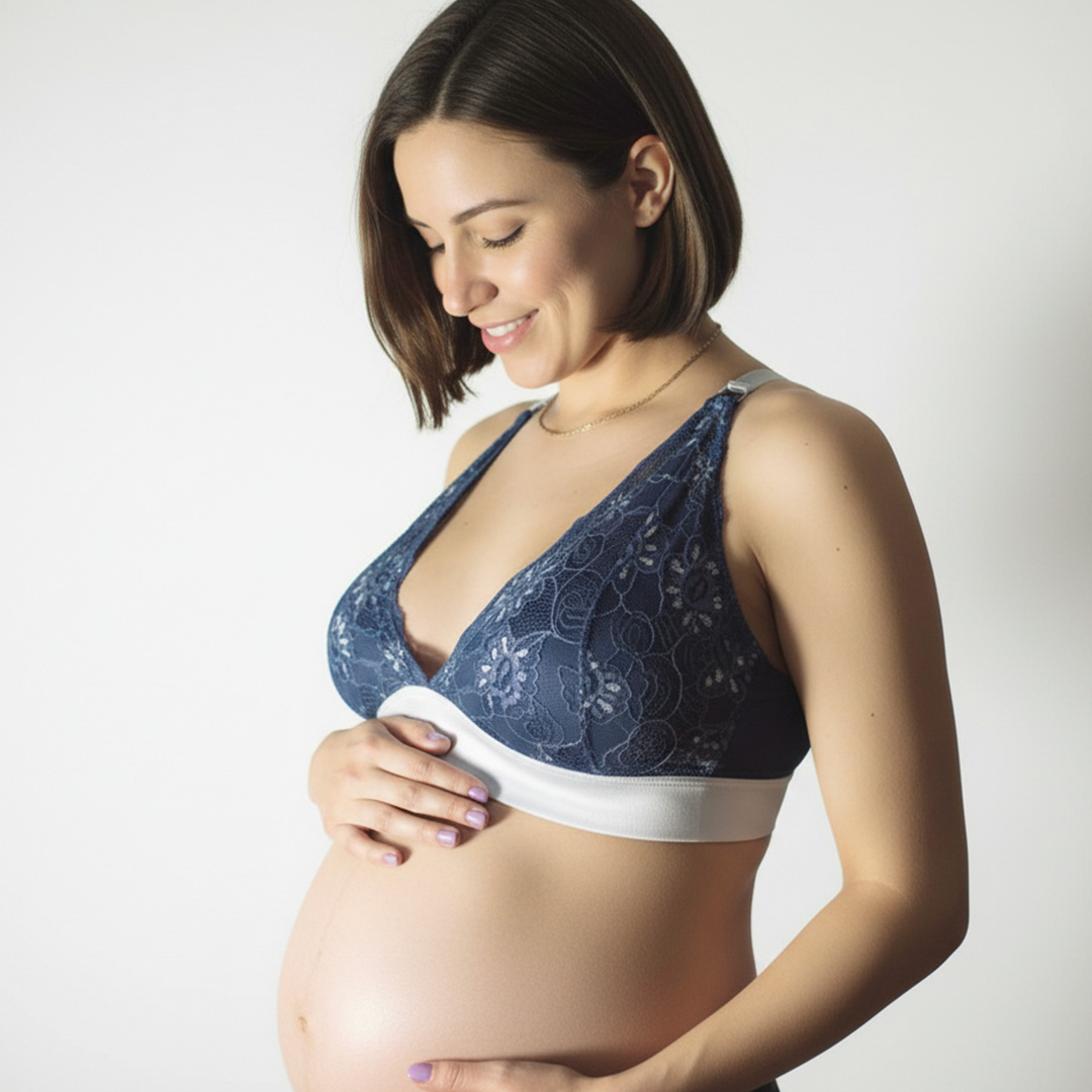 Sostén Maternal Halter, Broche Lactancia, Pretina Ancha, Ajuste Perfecto 2