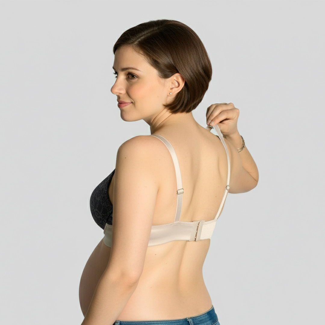 Sostén Maternal Halter, Broche Lactancia, Pretina Ancha, Ajuste Perfecto 4