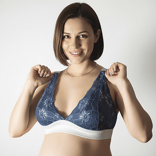 Sostén Maternal Halter, Broche Lactancia, Pretina Ancha, Ajuste Perfecto