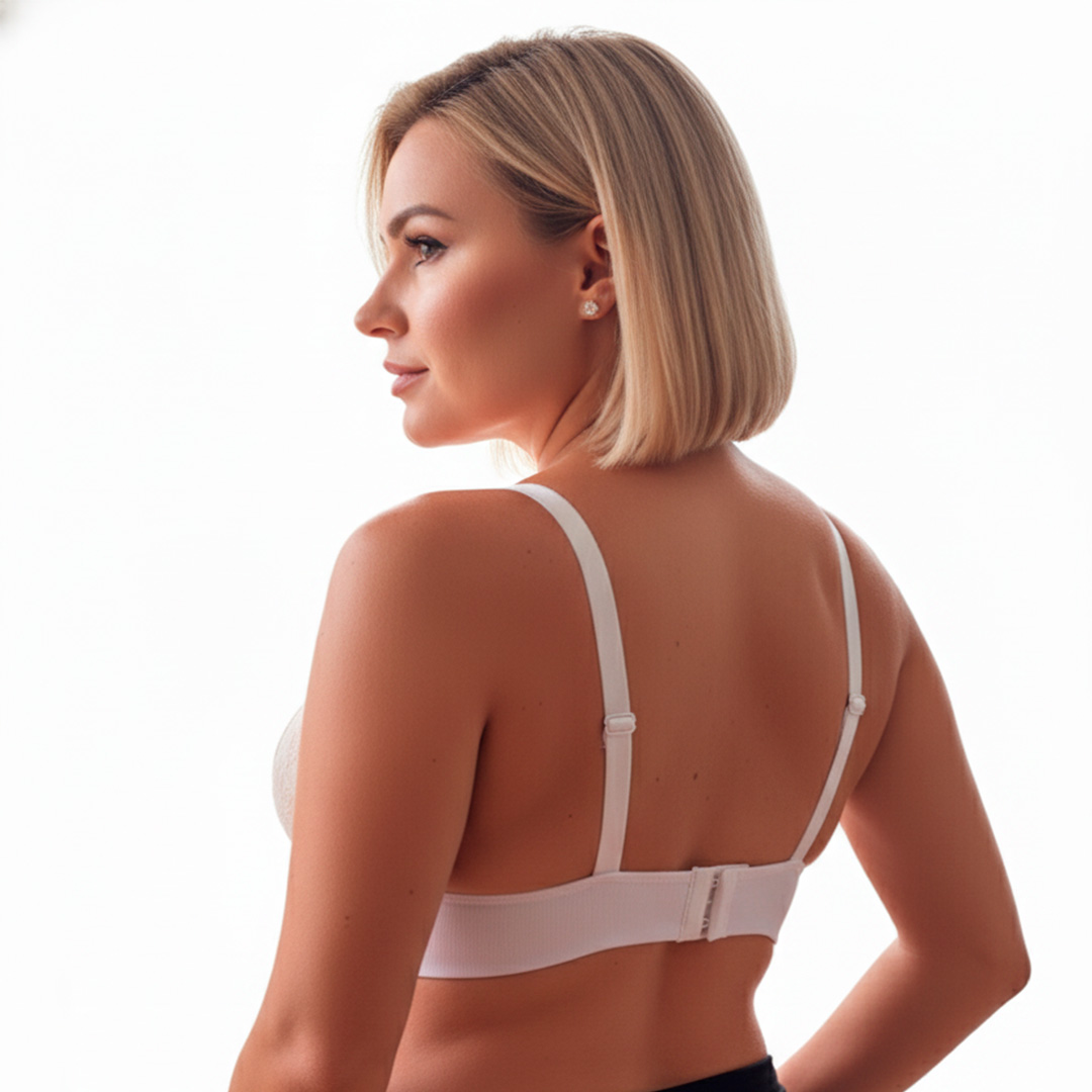 Sostén Maternal Halter Broche Lactancia Pretina Ancha, Beige 6