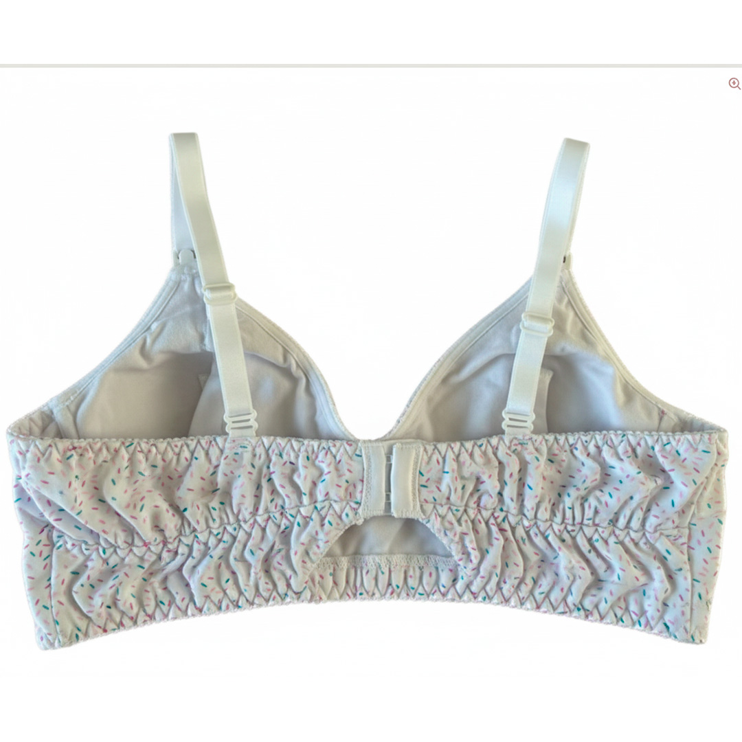 Sostén Maternal Julietta, Broche Lactancia, Algodon, BlancoPunteado 16