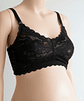 Sostén Maternal Julietta, Broche Lactancia, Encaje, Negro - Miniatura 21